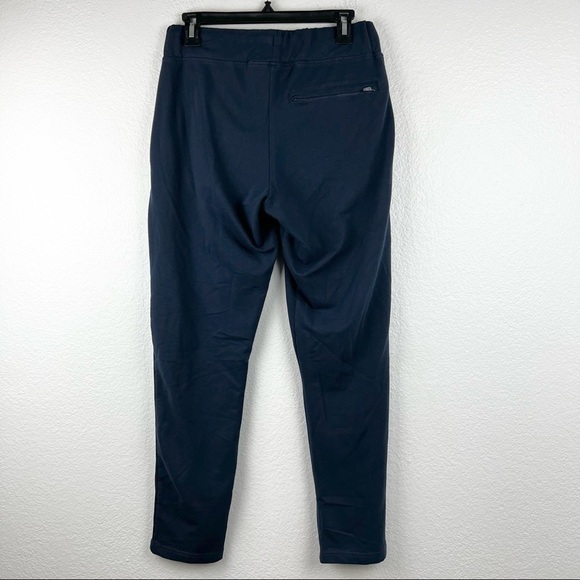 GYMSHARK Taper Leg Terry Sweatpants, Navy, Back Zipper Pocket, Size Small - Picture 3 of 7